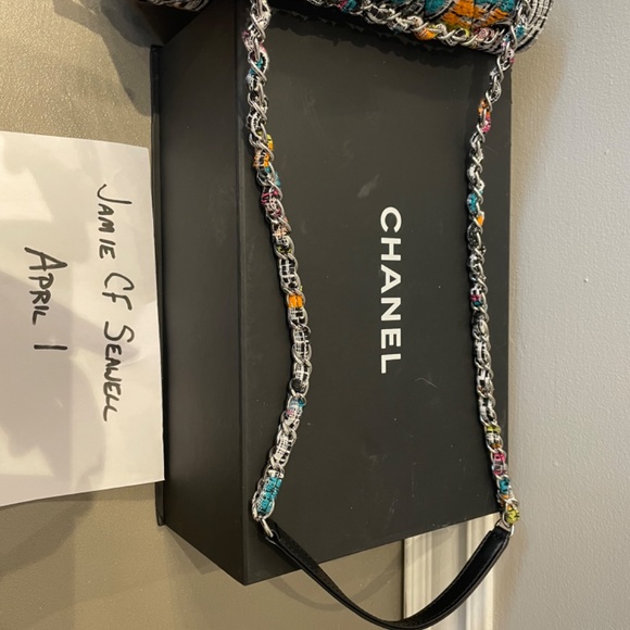 SOLD Chanel 2015 Fantasy Tweed Easy Flap - Picture 7 of 11